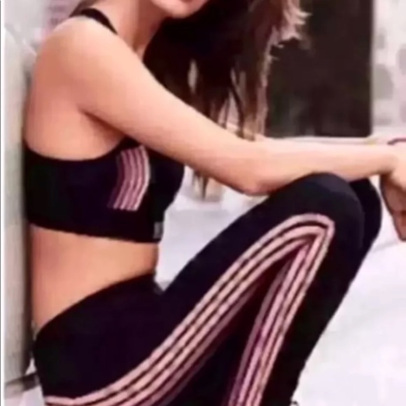 VS PINK ULTIMATE LEGGING ULTIMATE SPORTS BRA TANK DO IT FOR CARBS SM RARE 2016 - Picture 5 of 12